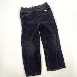 Children's Place Girls Corduroy Blackish-Gray Casual Pants Size 4T